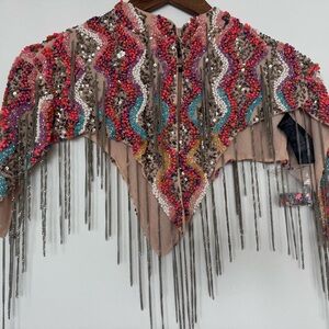 Showstopper Topshop Beaded Coverlet NWOT